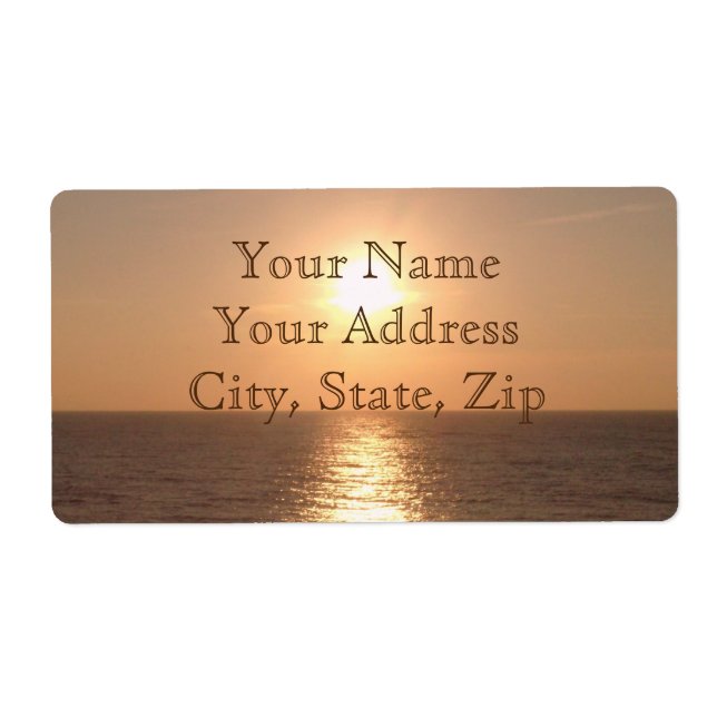 Etiqueta Definir Sun (Frente)