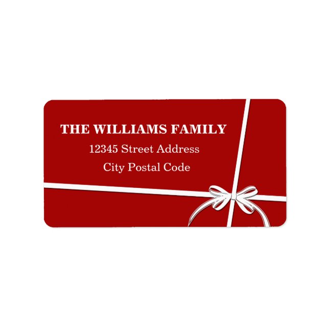 Etiqueta Deixe-o nevar (Frente)