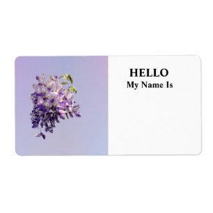 Etiqueta Delicate Wisteria