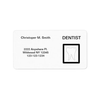 Etiqueta Dentista - Consultório Odontológico
