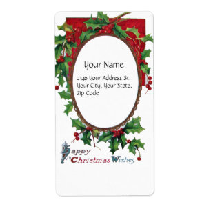 ETIQUETA DESEJOS DO NATAL FELIZ