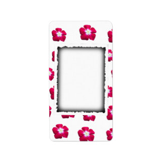 Etiqueta design de rosa