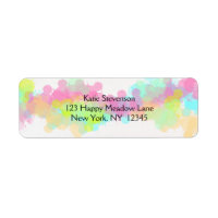 Design do abstrato colorido do Splatter de Aquarel