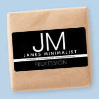 Design mínimo profissional moderno | Preto & Branc