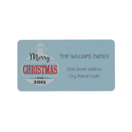 Etiqueta design natal vintage