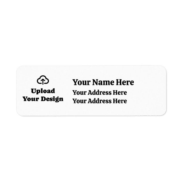 Etiqueta Design Personalizado com Texto (Frente)