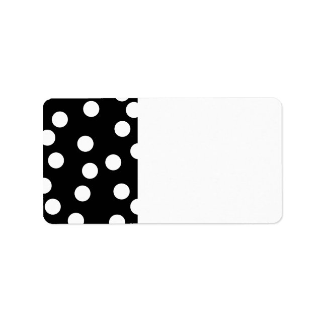 Etiqueta Design preto-e-branco. (Frente)