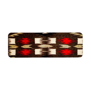 Etiqueta Design tribal americano nativo