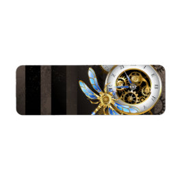 Etiqueta Dials Steampunk com Dragonfly