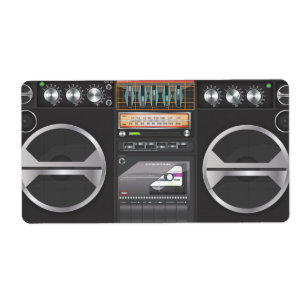 Etiqueta Dinamitador do gueto de Boombox