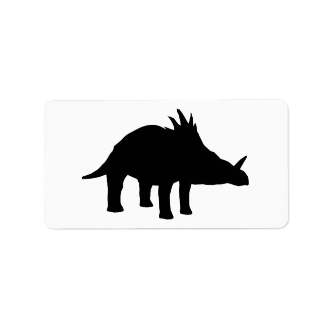 Etiqueta Dino Dinossauro (Frente)