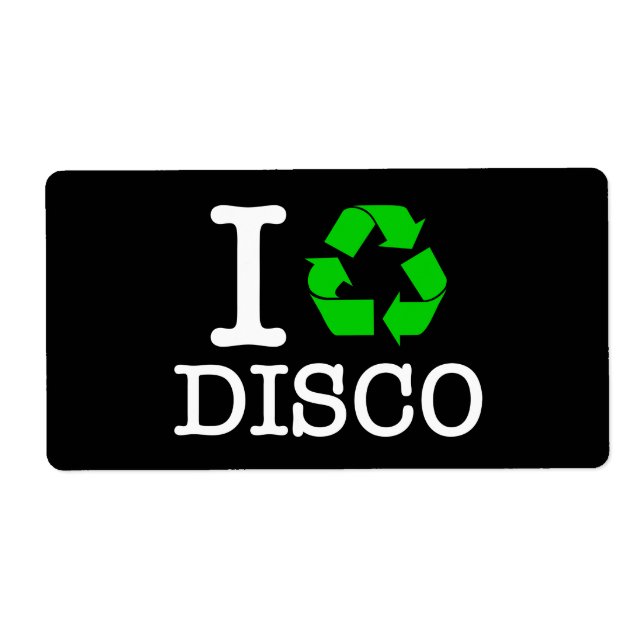 Etiqueta Disco do Reciclar (Frente)