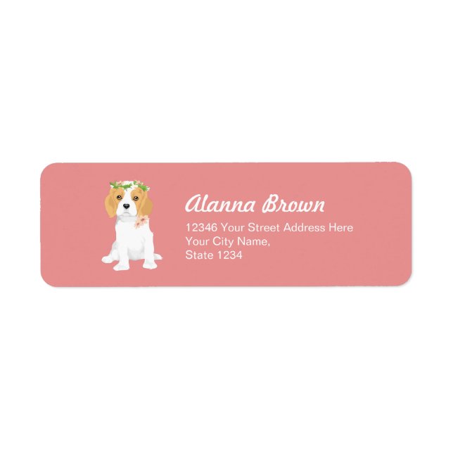 Etiqueta Dita The Blenheim Cavalier King Charles Spaniel (Frente)