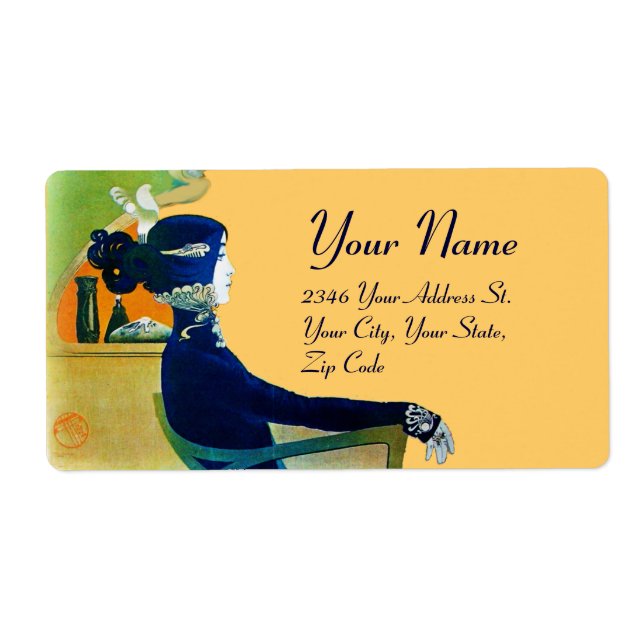 ETIQUETA DIVA EM AZUL (Frente)