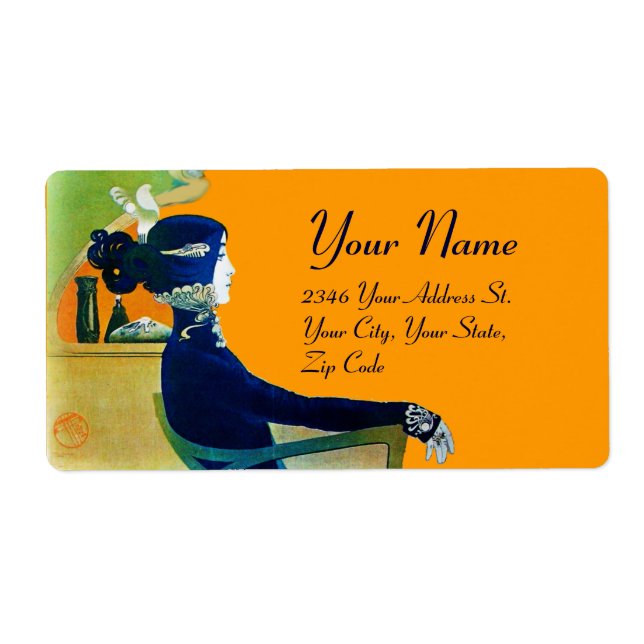 ETIQUETA DIVA EM AZUL (Frente)