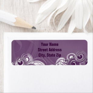Etiqueta Diversão Roxo Personalizado