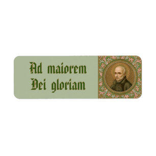 Etiqueta Divisa do jesuíta por St Ignatius Loyola (BK 50;