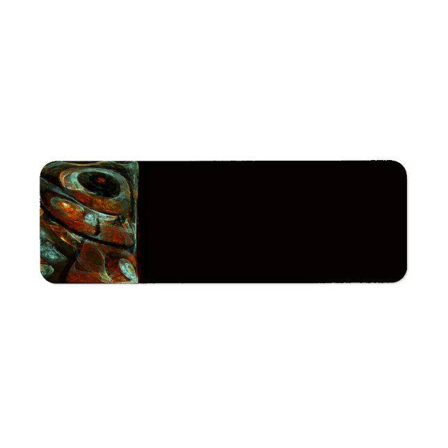 Etiqueta Divisão de Abstrato de Tempo (Frente)