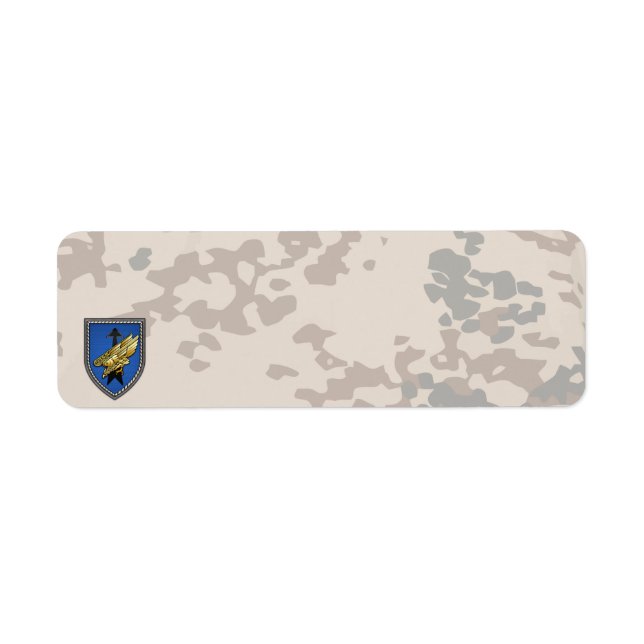 Etiqueta Division Spezielle Operationen (Frente)