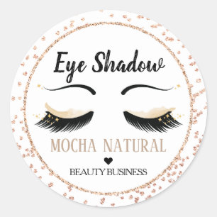 Etiqueta do adesivo da Sombra de Olhos Castanhos P