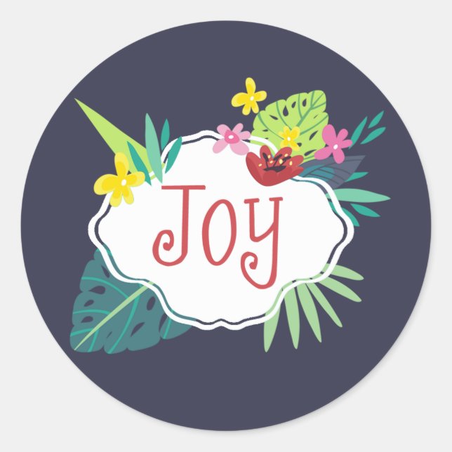 Etiqueta do adesivo das datiagens tropicais (Frente)