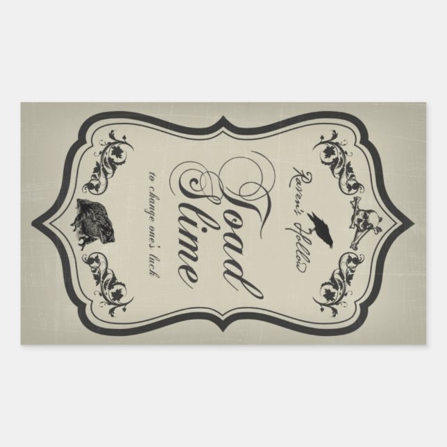 Etiqueta do adesivo de lodo de Halloween (Frente)