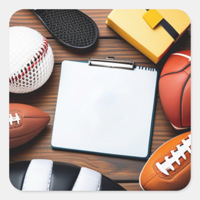 Etiqueta do adesivo desportivo (Frente)