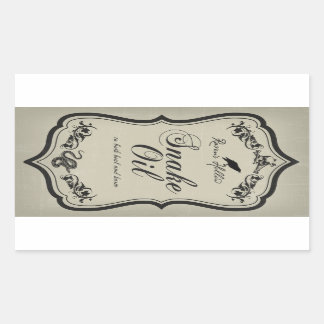 Etiqueta do adesivo do cobra Oil Halloween