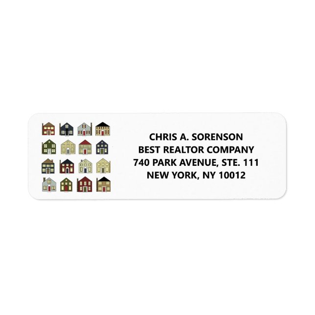 Etiqueta do Agente Imobiliário (Frente)