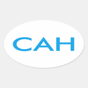 Etiqueta do apoio de CAH