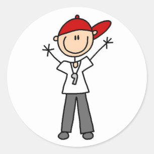 Etiqueta do árbitro do futebol