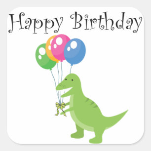 Etiqueta do balão de Dino