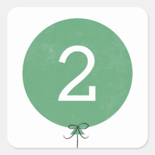 Etiqueta do balão - trevo