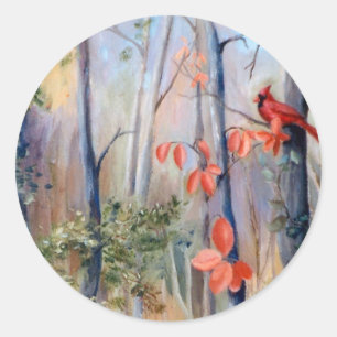 Etiqueta do cardeal do trajeto das naturezas