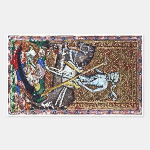 Etiqueta do cartão da morte