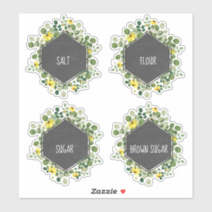 Etiqueta do cartucho da cozinha do quadro do