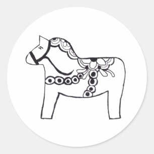 Etiqueta do cavalo de Dala