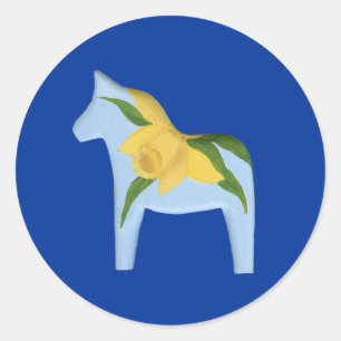 Etiqueta do cavalo do Daffodil