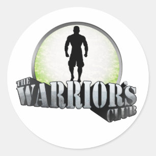 Etiqueta do clube do guerreiro