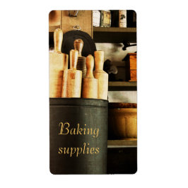 etiqueta do contentor personalizável para suprimen