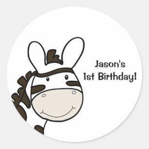 Etiqueta do costume da ZEBRA do grupo da selva de