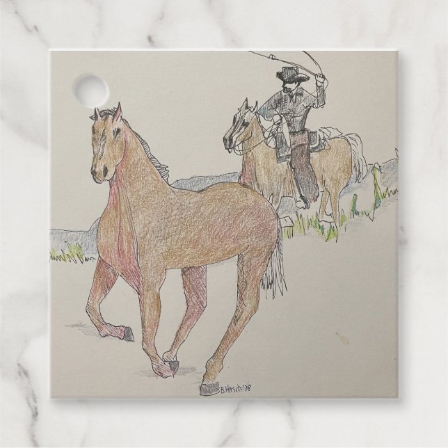 Etiqueta do cowboy (Frente)