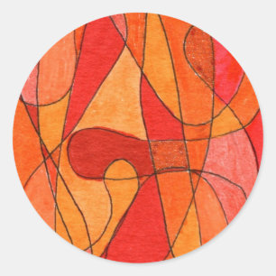 Etiqueta do design do abstrato do "hot spot"
