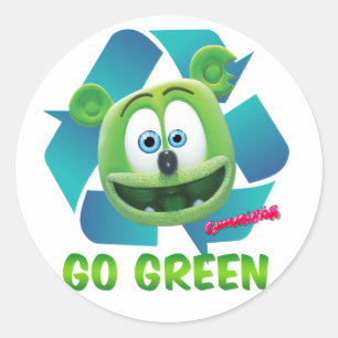 Etiqueta do Dia da Terra de Gummibär (o urso
