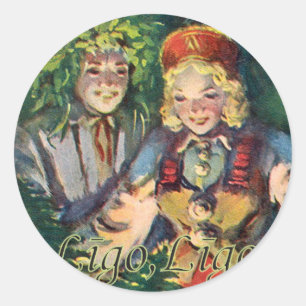 Etiqueta do dia de St John (solstício de verão)