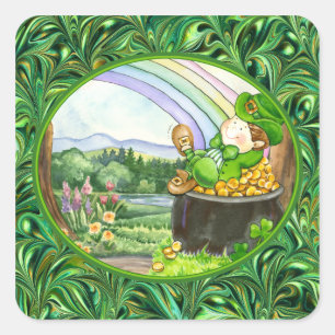 Etiqueta do dia de St Patrick