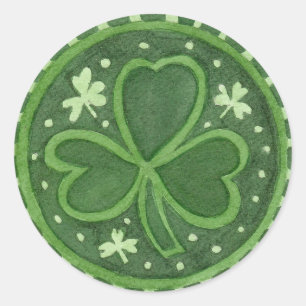 Etiqueta do dia de St Patrick