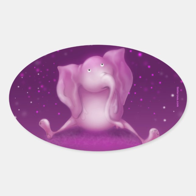 Etiqueta do elefante de Starshine (Frente)