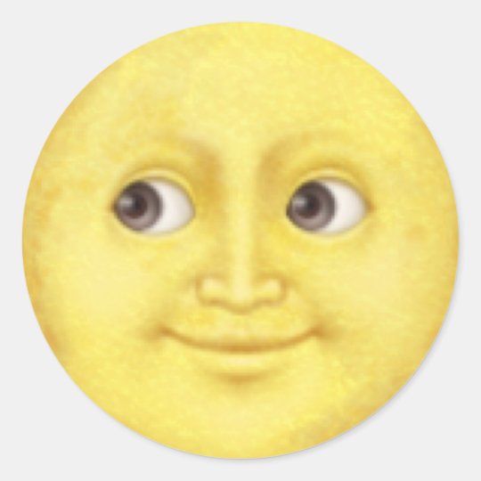 Etiqueta do emoji da lua adesivo Zazzle Armario Keter De Plástico Con Cerradura ~ Etiqueta do emoji da lua adesivo Zazzle