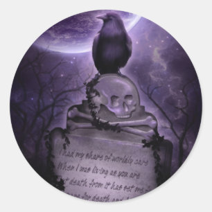 Etiqueta do espírito do corvo